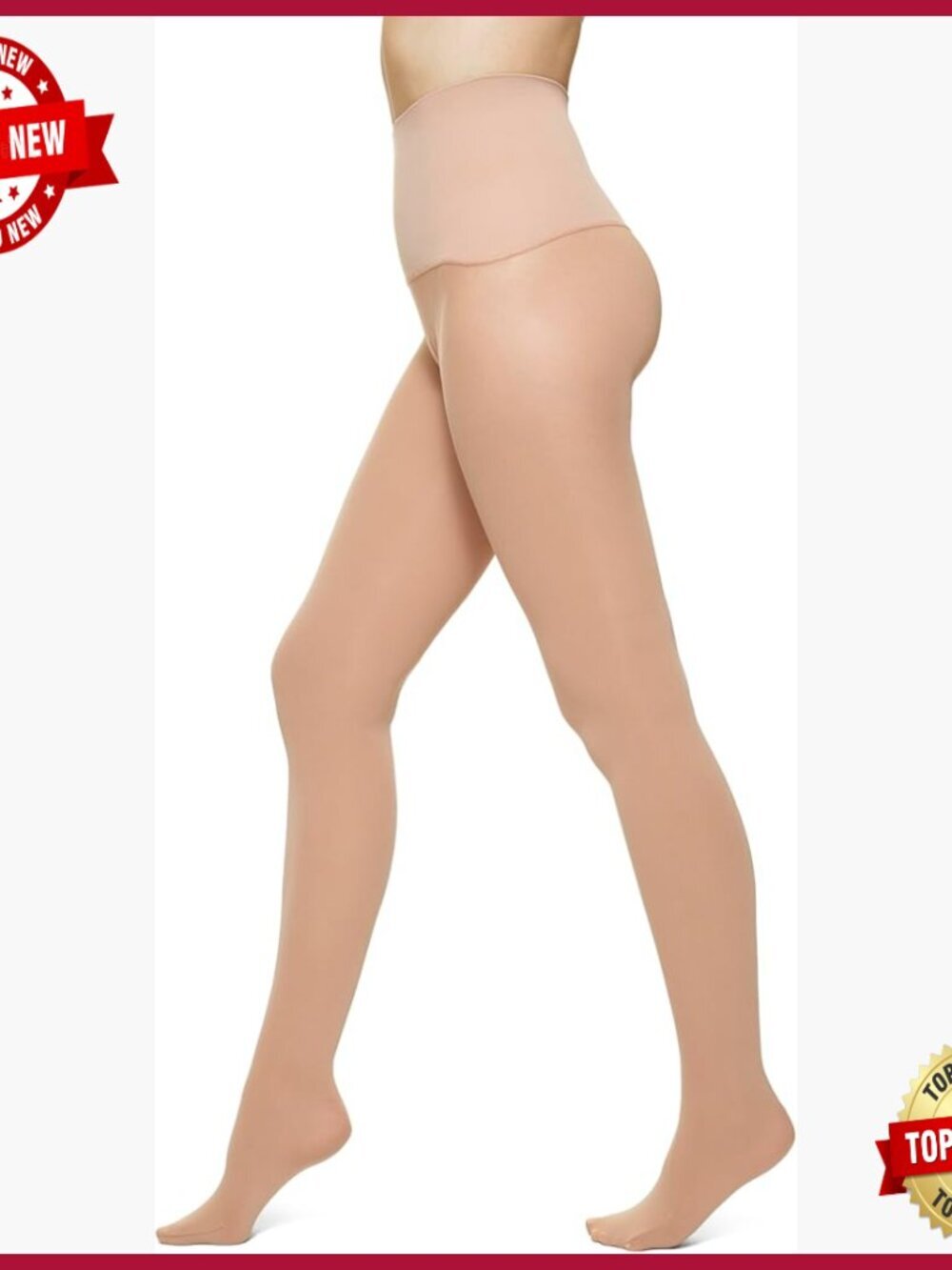 Tights With Yoga Waistband Tummy Control Tights
